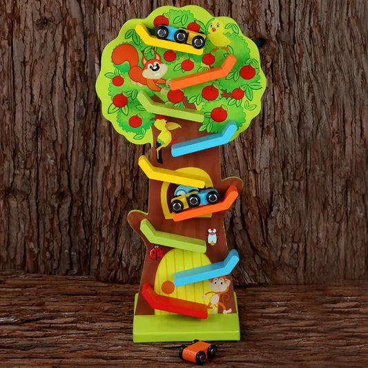 Squirrel Taxiway Kids Educational Toy Car Taxi Wooden Toy