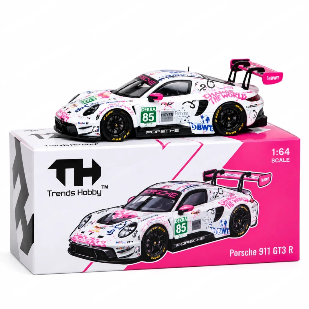 Trends Hobby Porsche 911 GT3 R 24h Le Mans 2025 #85 1:64 Scale Diecast Model