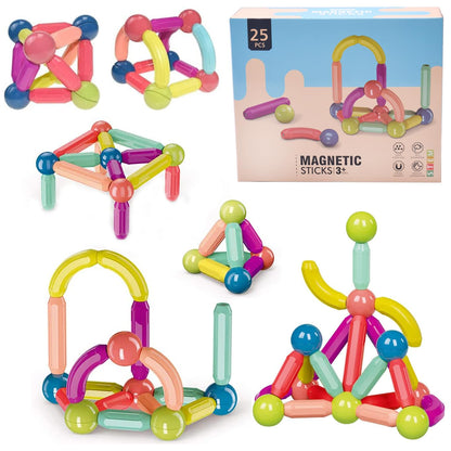 DIY STEM Magnetic Sticks  25pc