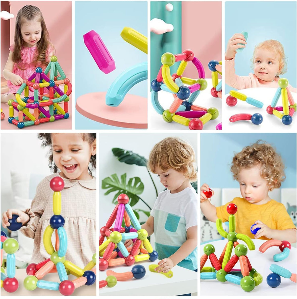 DIY STEM Magnetic Sticks  25pc