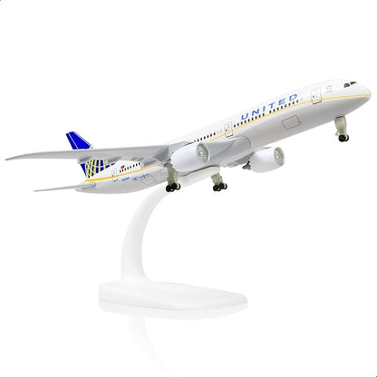 United Airlines Boeing 777 300ER 1:200 Scale Diecast Airplane Model (20cm)