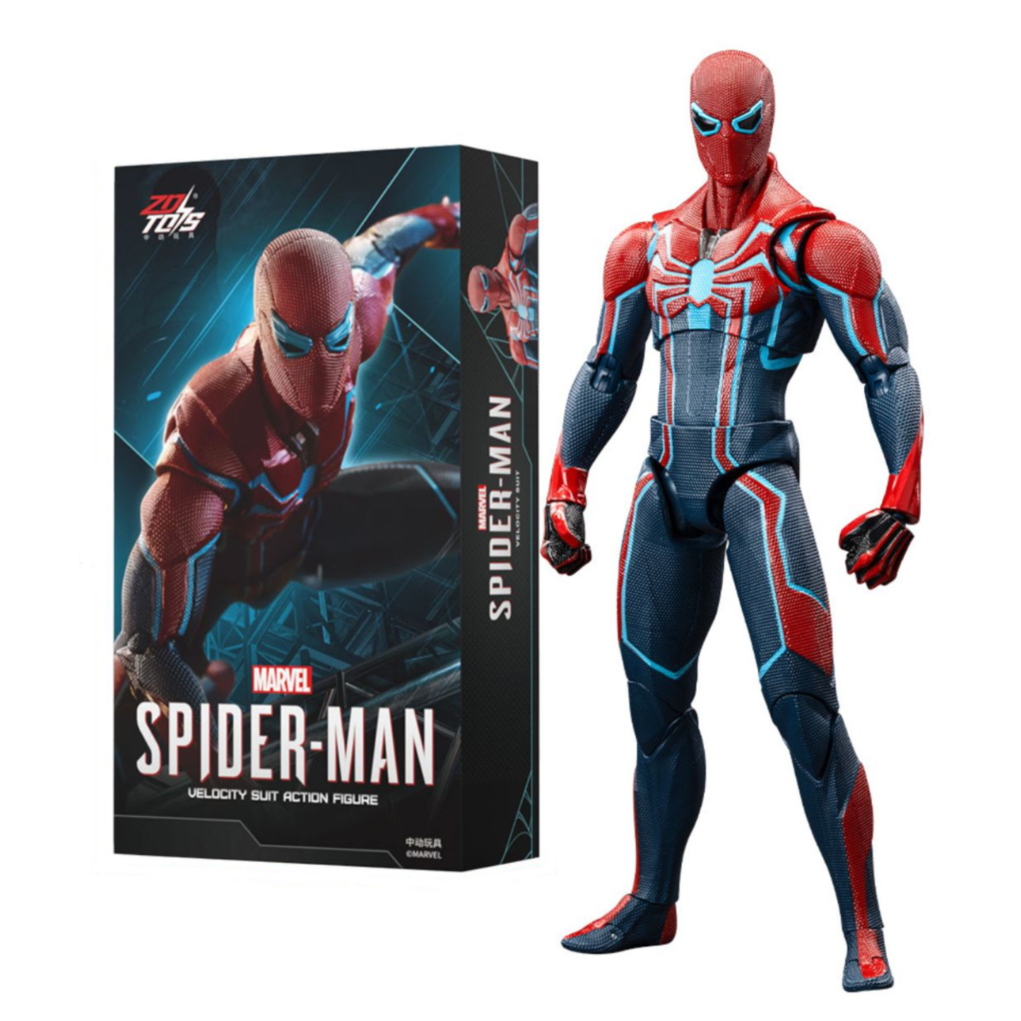 ZD Toys Spider-Man Velocity Suit 1/10 Scale Action Figure