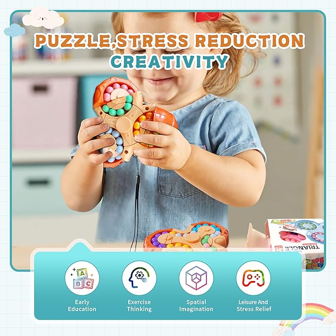 Rotating Magic Beads Cube