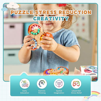 Rotating Magic Beads Cube