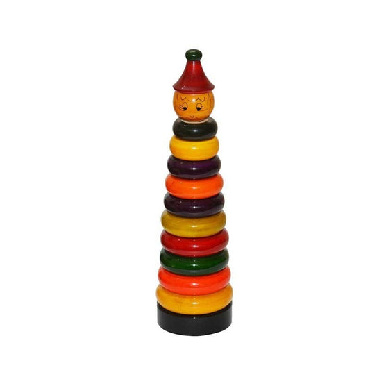 Wooden Joker Stacking/Counting Ring