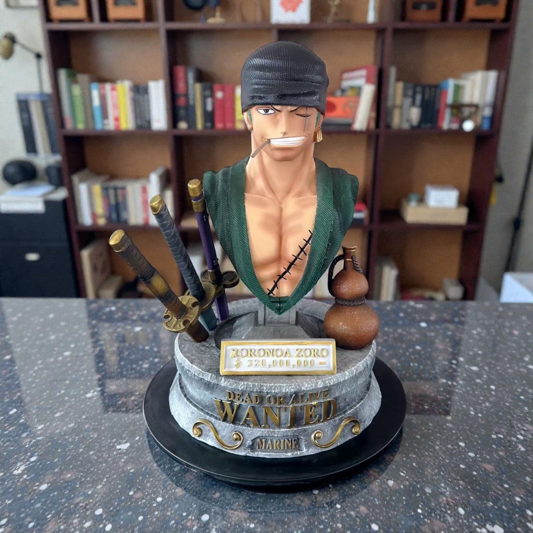 Roronoa Zoro Wanted Bust Action Figure — One Piece