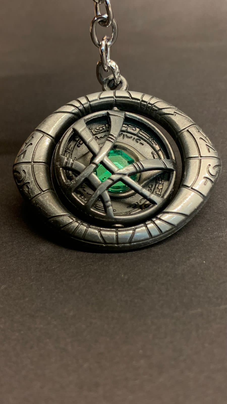 Dr. Strange Logo Spinning Keychain