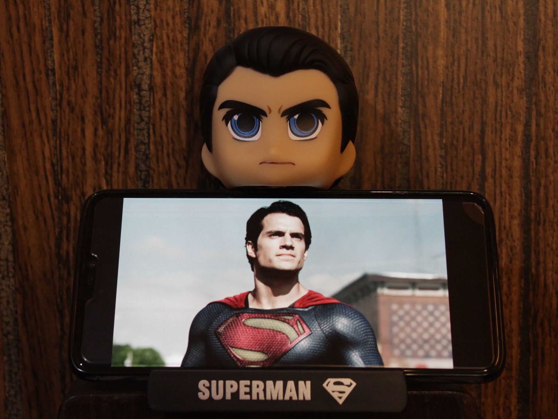 Superman Bobble Head Mobile Holder