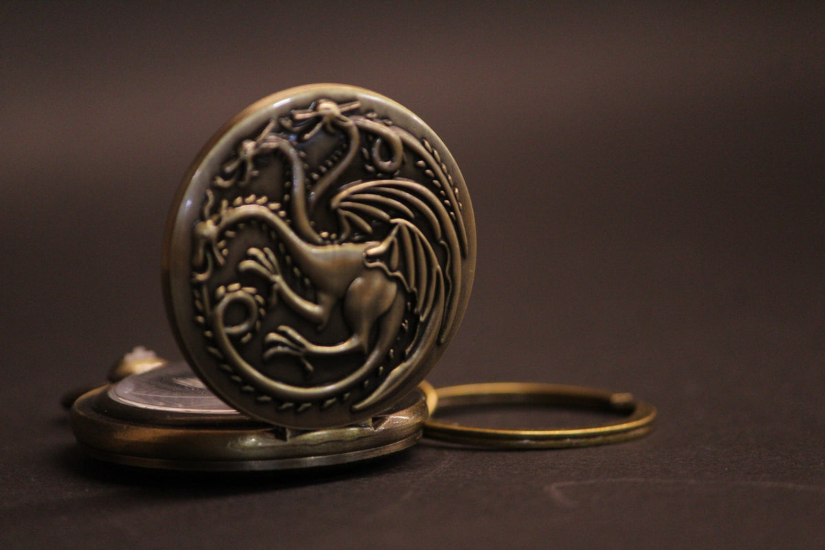 Game of Thrones House Targaryen Pocket Watch