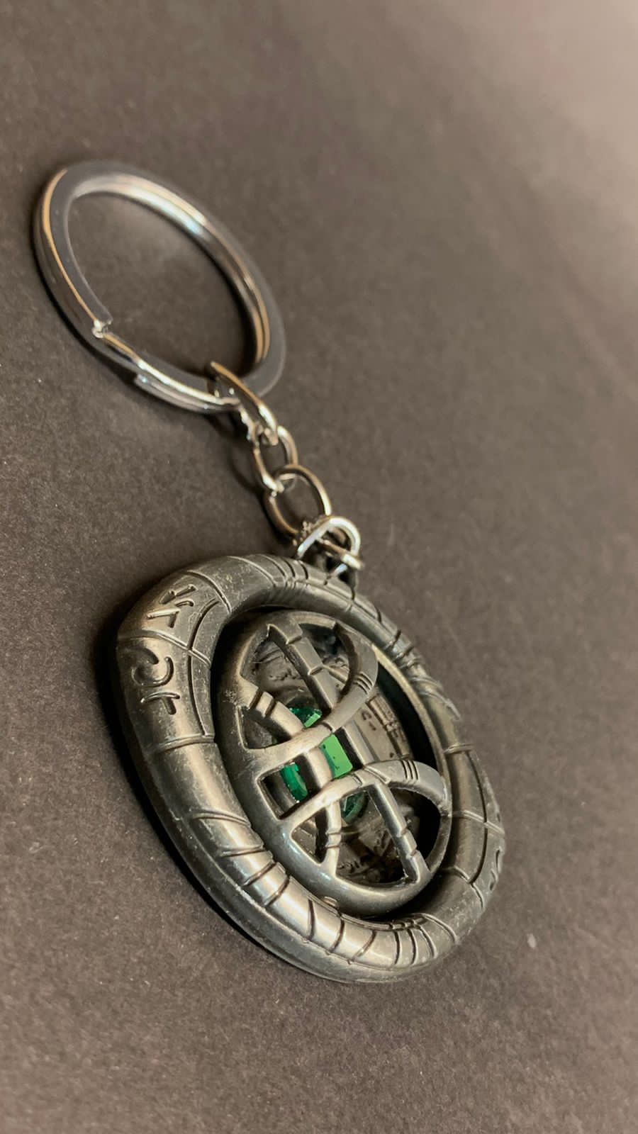 Dr. Strange Logo Spinning Keychain