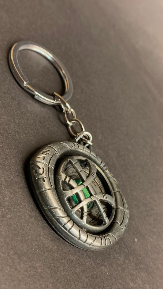 Dr. Strange Logo Spinning Keychain