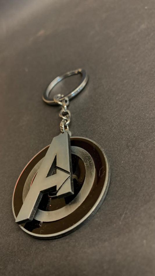 Avengers Logo Spinning Keychain