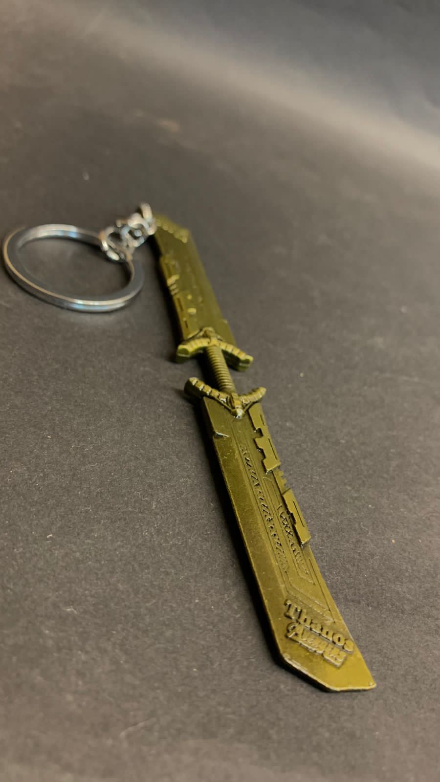 Thanos' Double-Edged Sword Keychain