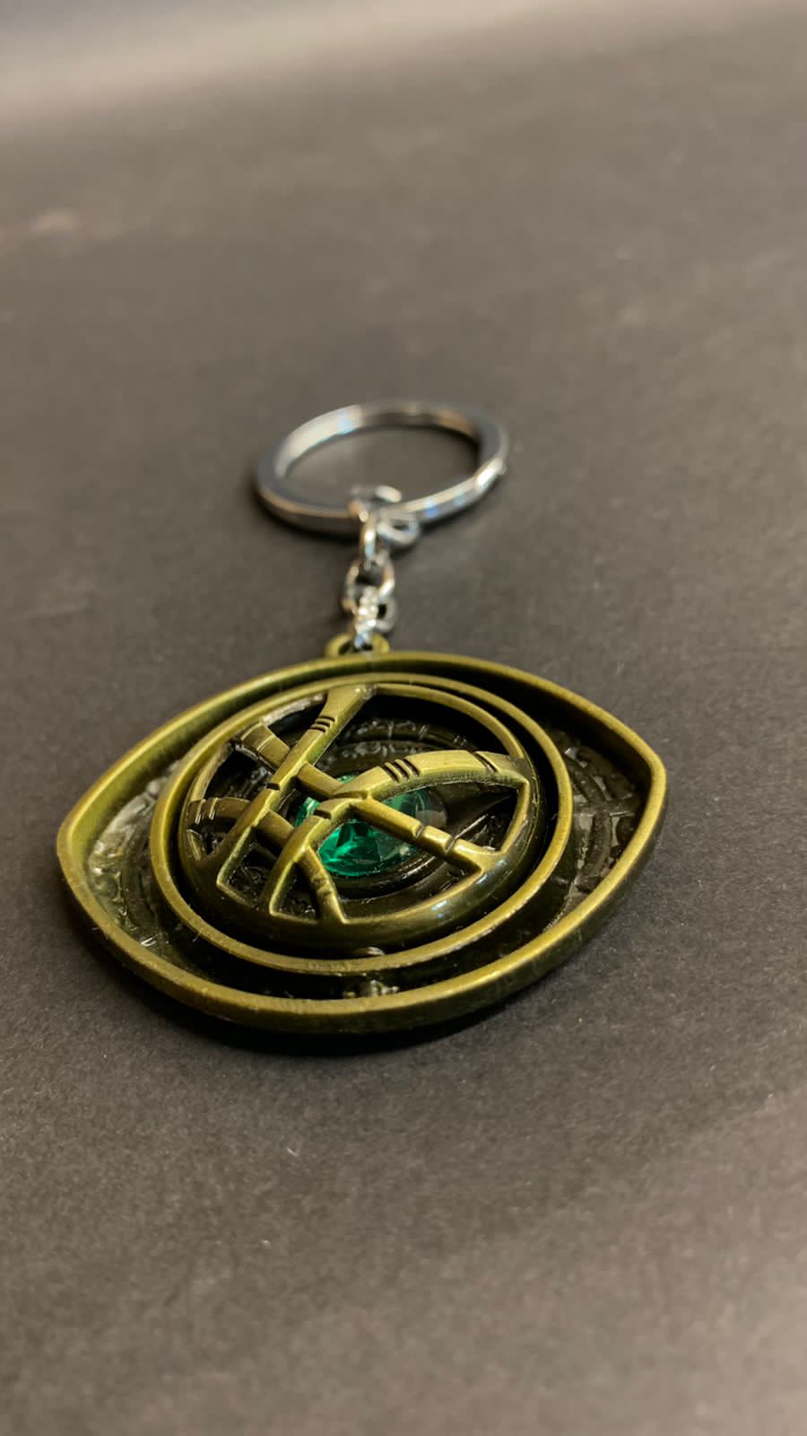 Dr. Strange Logo Spinning Keychain