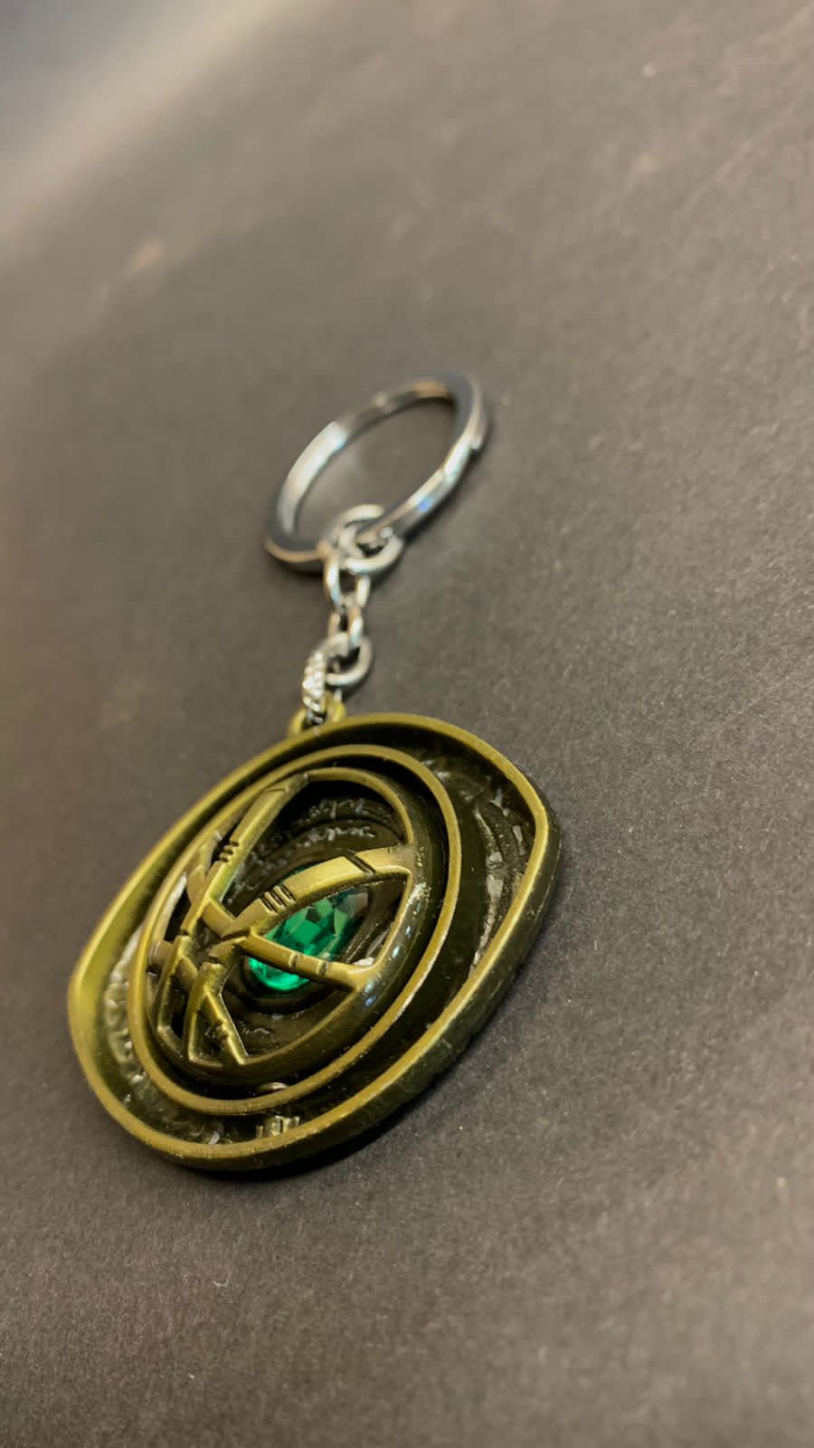Dr. Strange Logo Spinning Keychain
