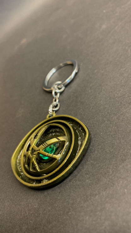Dr. Strange Logo Spinning Keychain