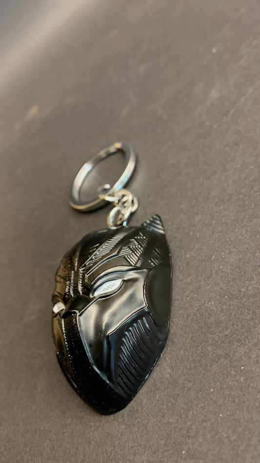 Black Panther Mask Keychain