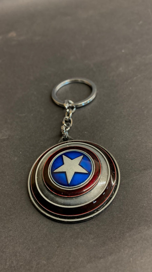 Captain America Shield Keychain
