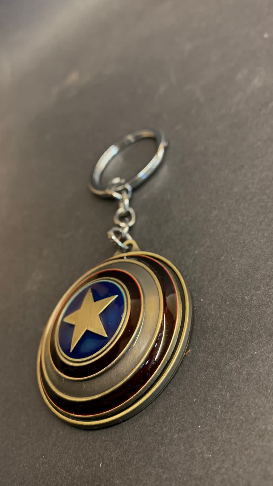 Captain America Shield Keychain