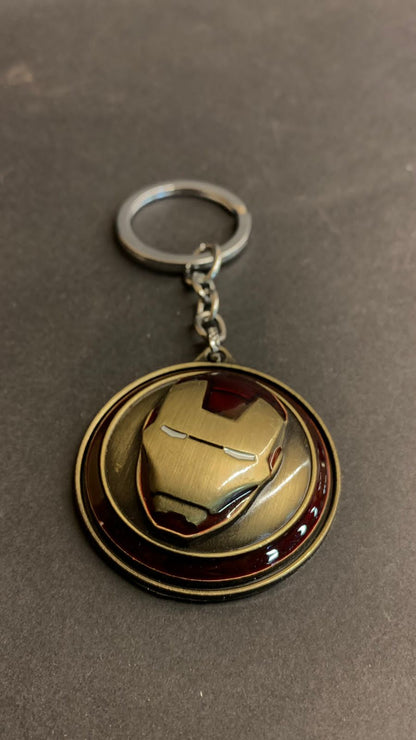 Iron-Man Spinning Keychain