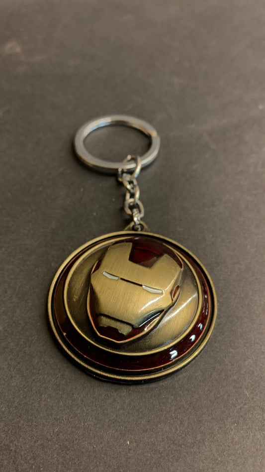 Iron-Man Spinning Keychain