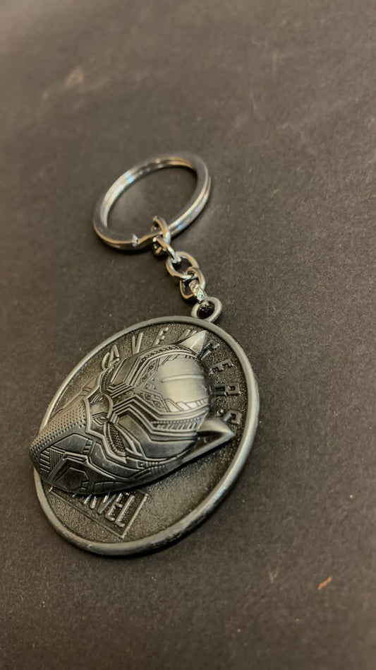Black Panther Spinning Keyring