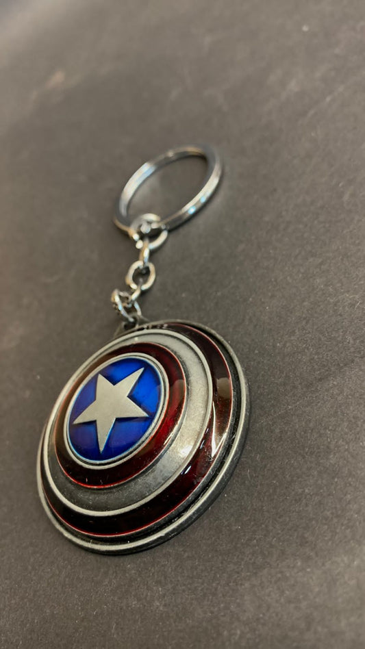 Captain America Shield Keychain