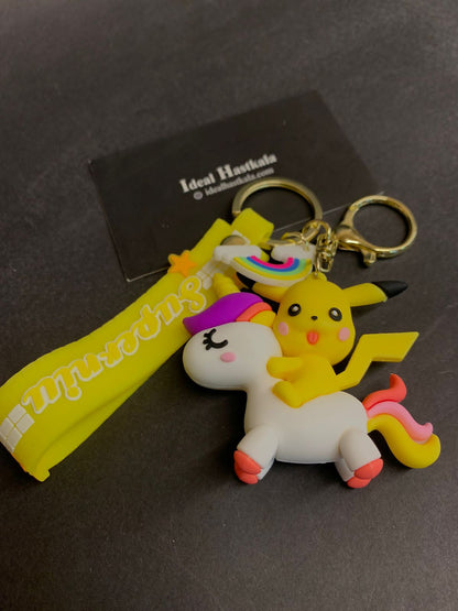 Unicorn Silicon Keychains