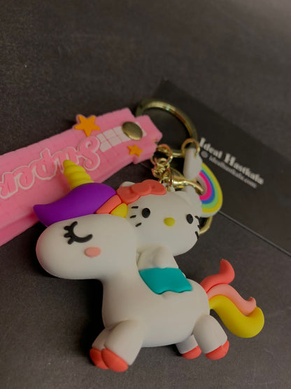 Unicorn Silicon Keychains