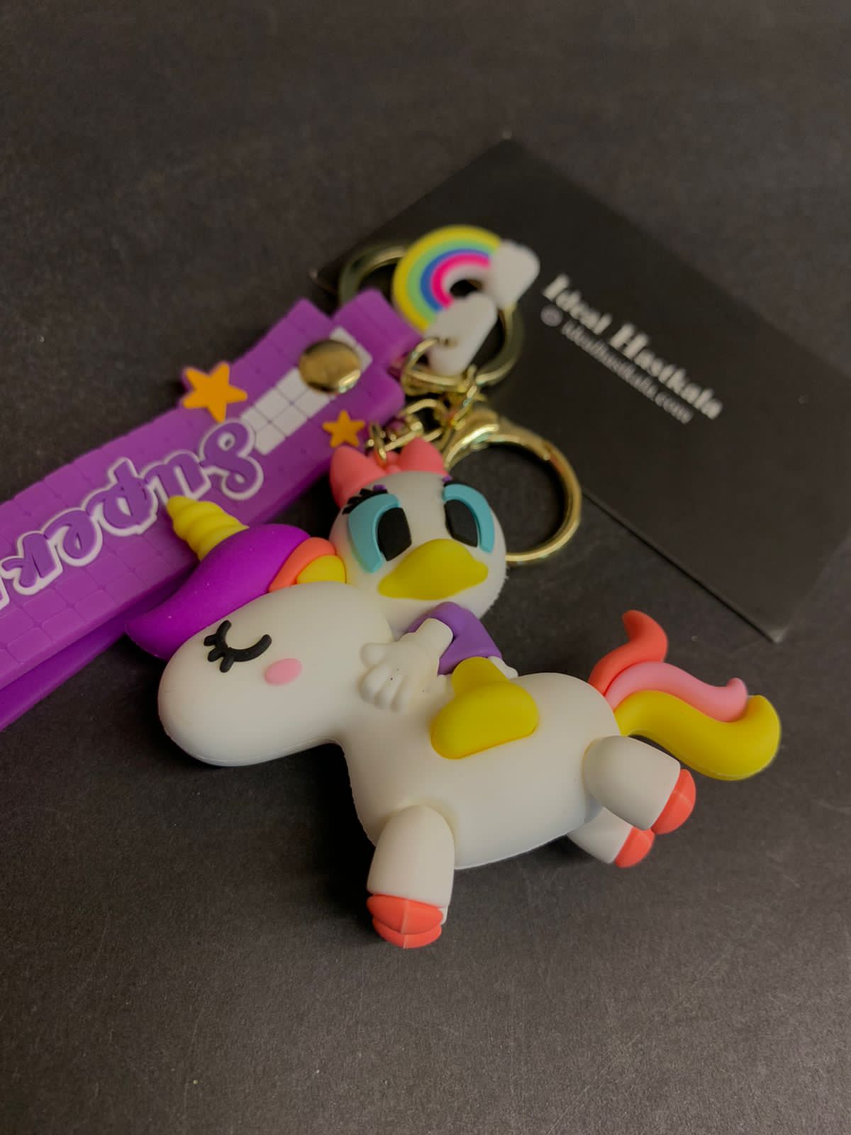 Unicorn Silicon Keychains