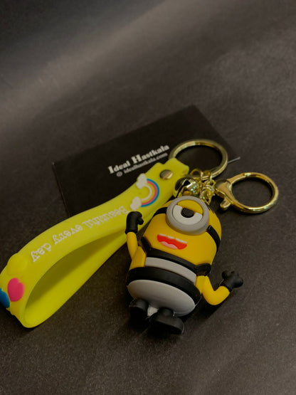 Minion Silicon Keychains