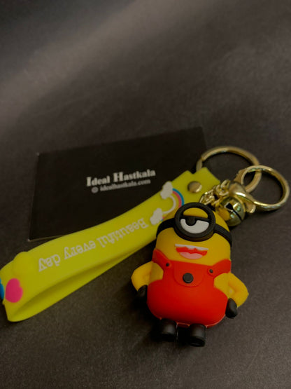Minion Silicon Keychains