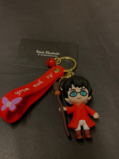 Cute Harry Potter Silicon Keychain