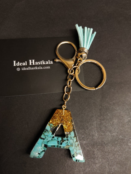Letter A Keychain