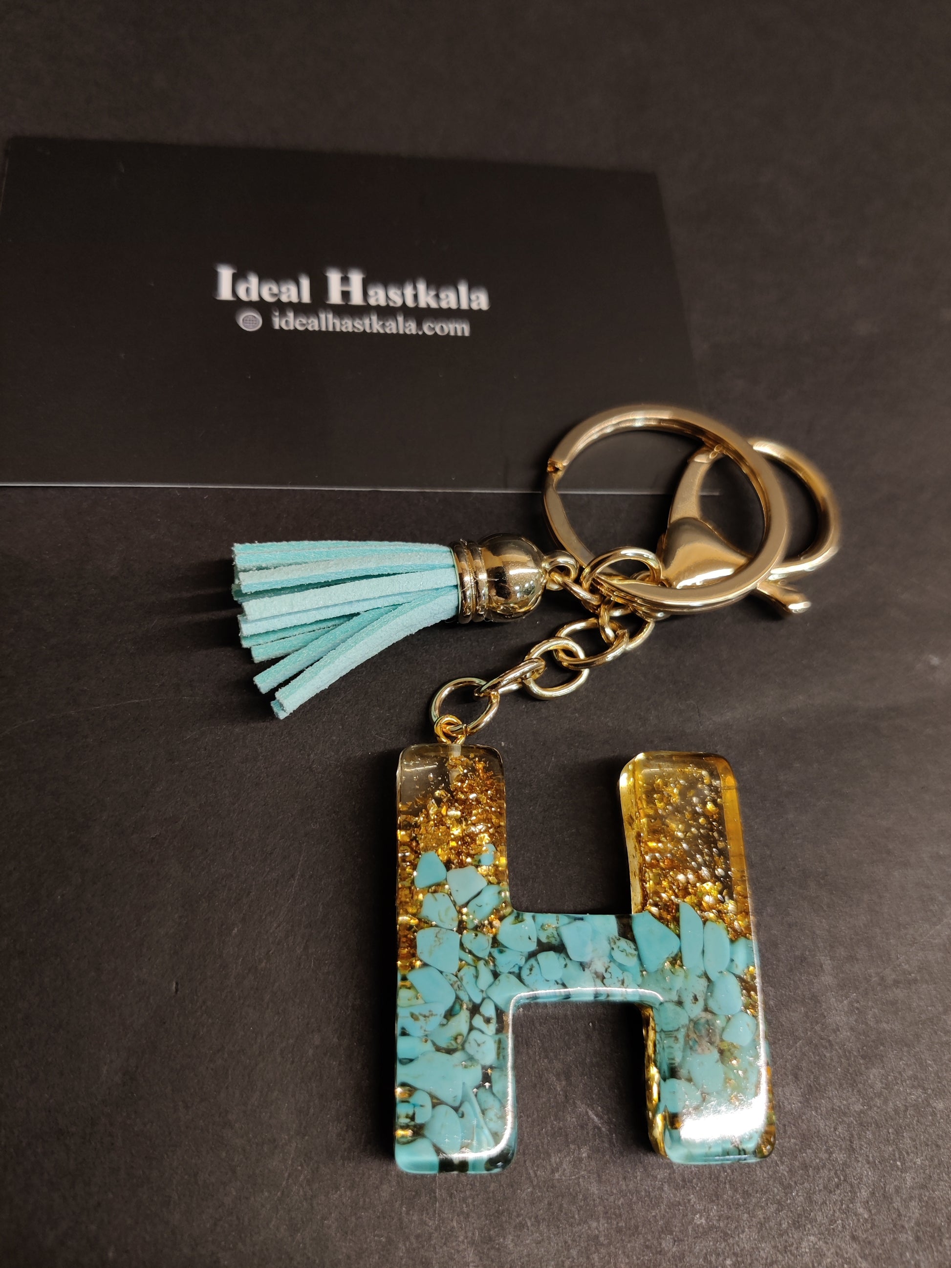 Letter H Keychain