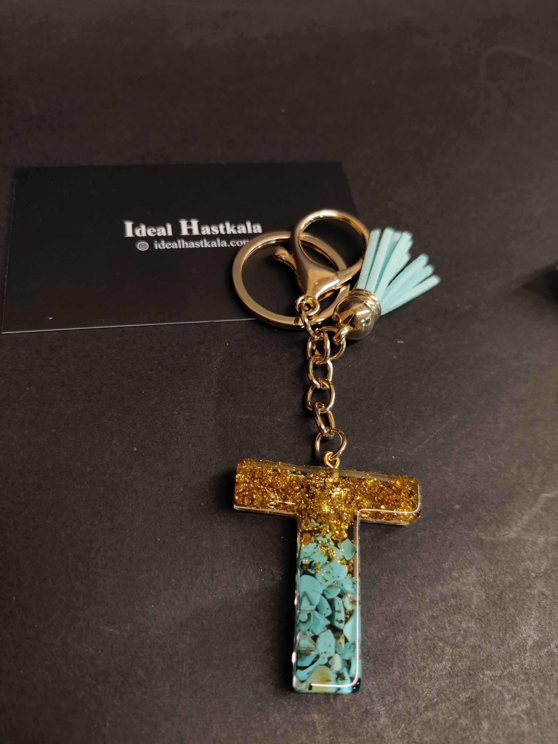 Letter T Keychain
